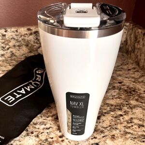 Brumate NAV XL Ice White Tumbler 32oz
